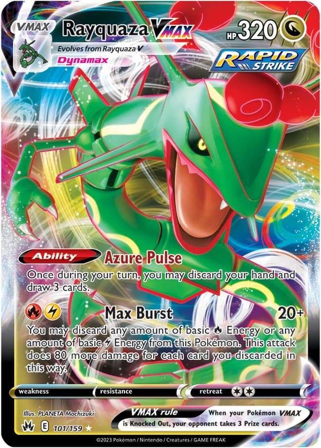 Crown Zenith Rayquaza Vmax