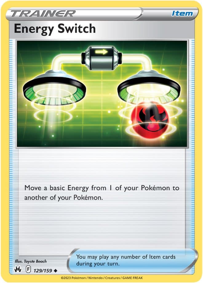 Crown Zenith Trainer Energy Switch