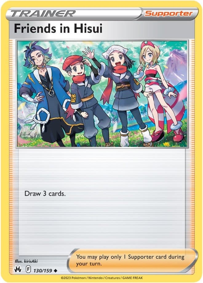 Crown Zenith Trainer Friends In Hisui