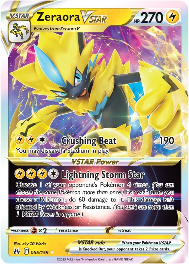 Crown Zenith Zeraora Vstar