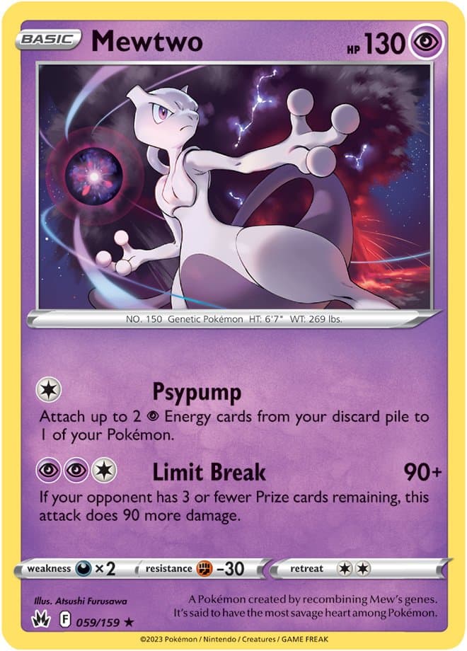 Crown Zenith Mewtwo