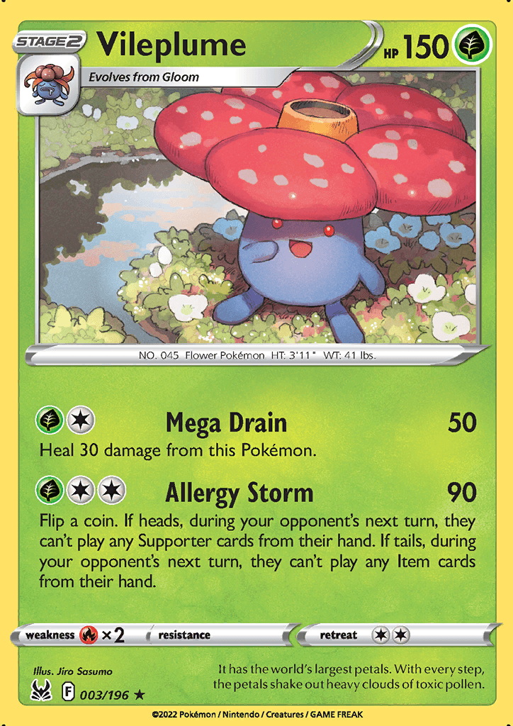 Lost Origin Vileplume 003