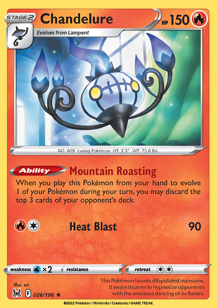 Lost Origin Chandelure 026