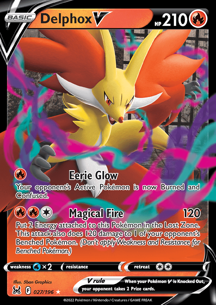 Lost Origin Delphox V 027