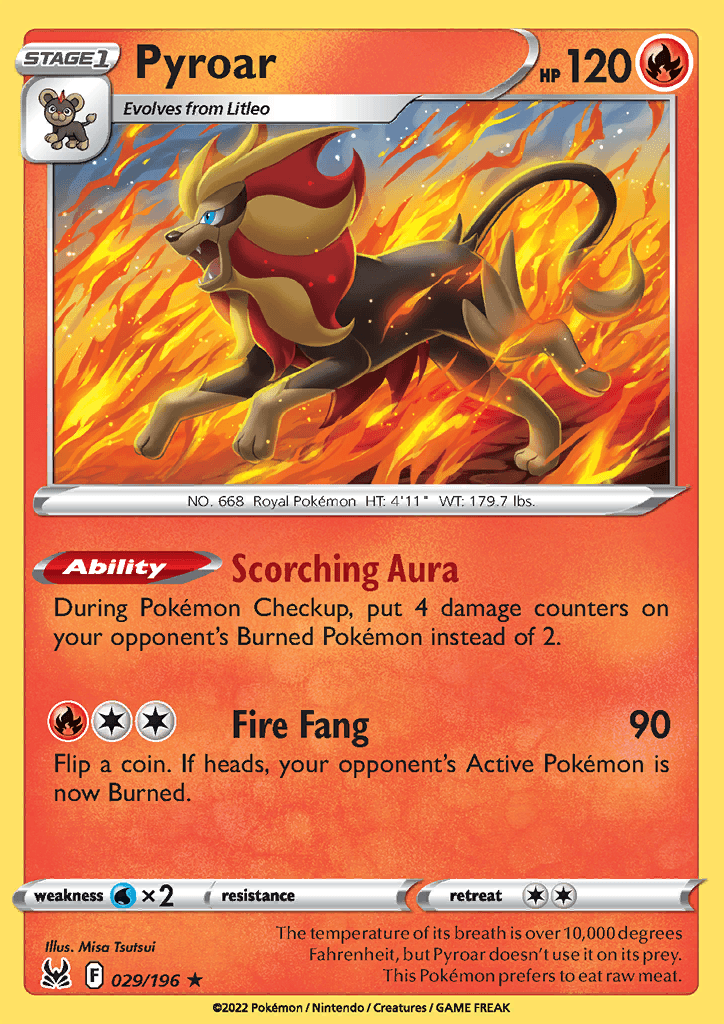 Lost Origin Pyroar 029