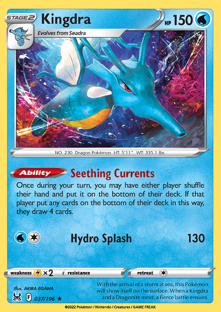 Lost Origin Kingdra 037