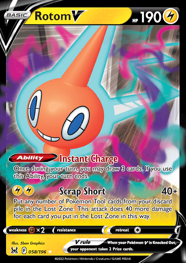 Lost Origin Rotom V 058