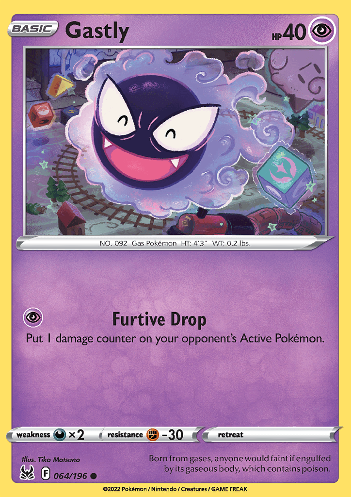 Lost Origin Gastly 064