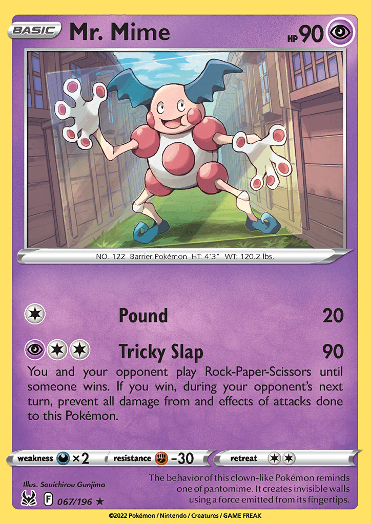 Lost Origin Mr Mime 067