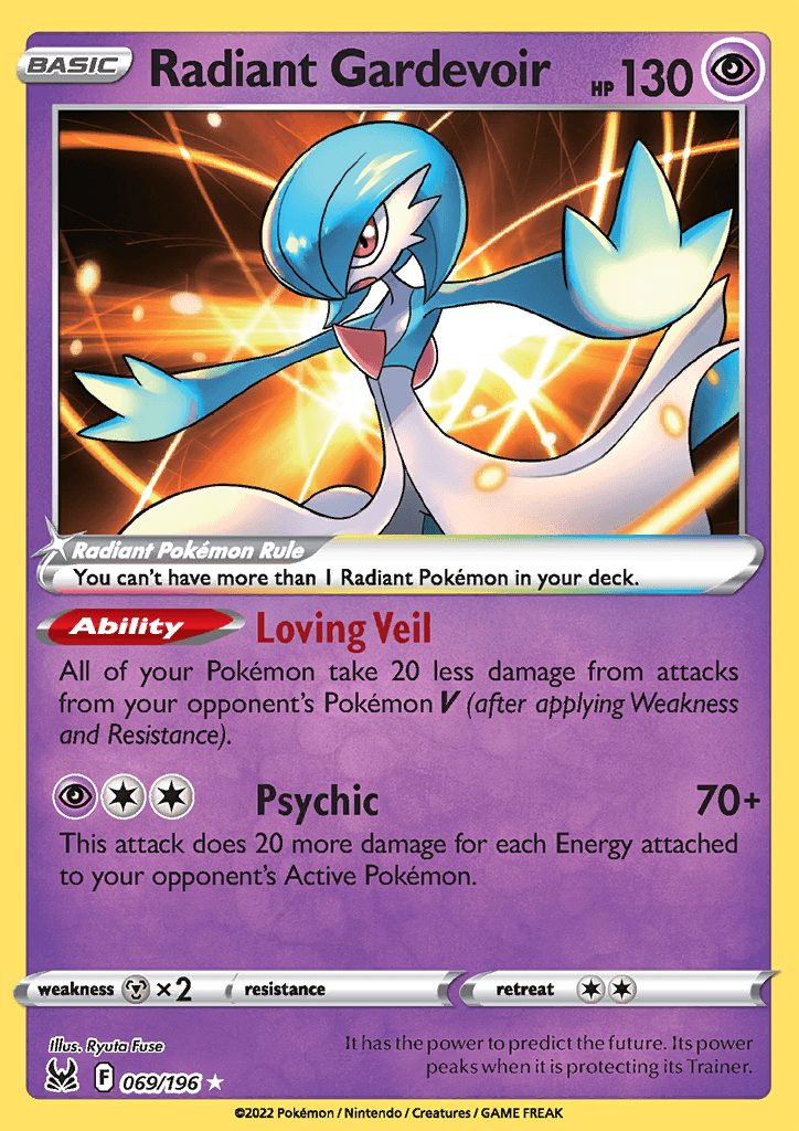 Lost Origin Radient Gardevoir 069