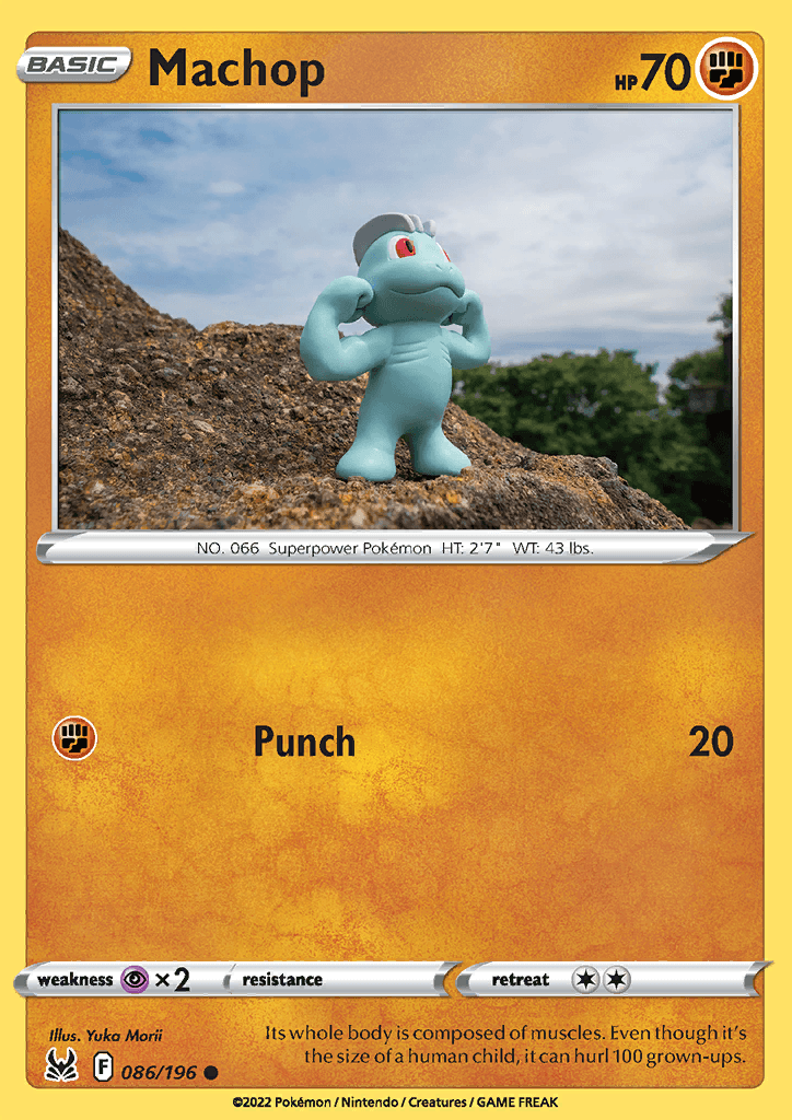 Lost Origin Machop 086