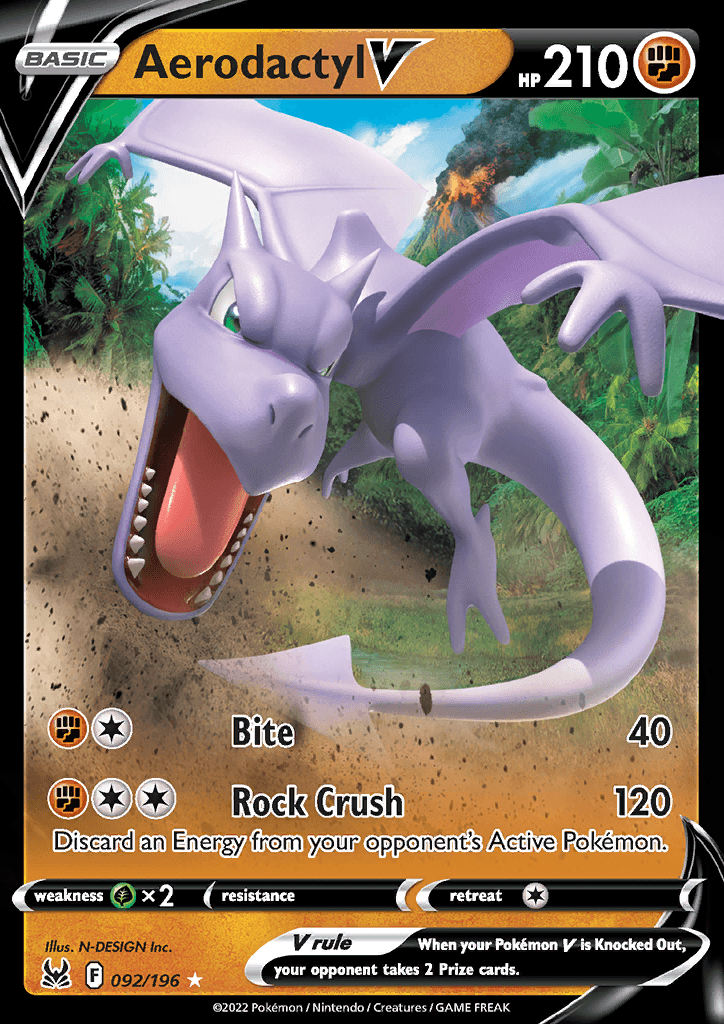Lost Origin Aerodactyl V 092