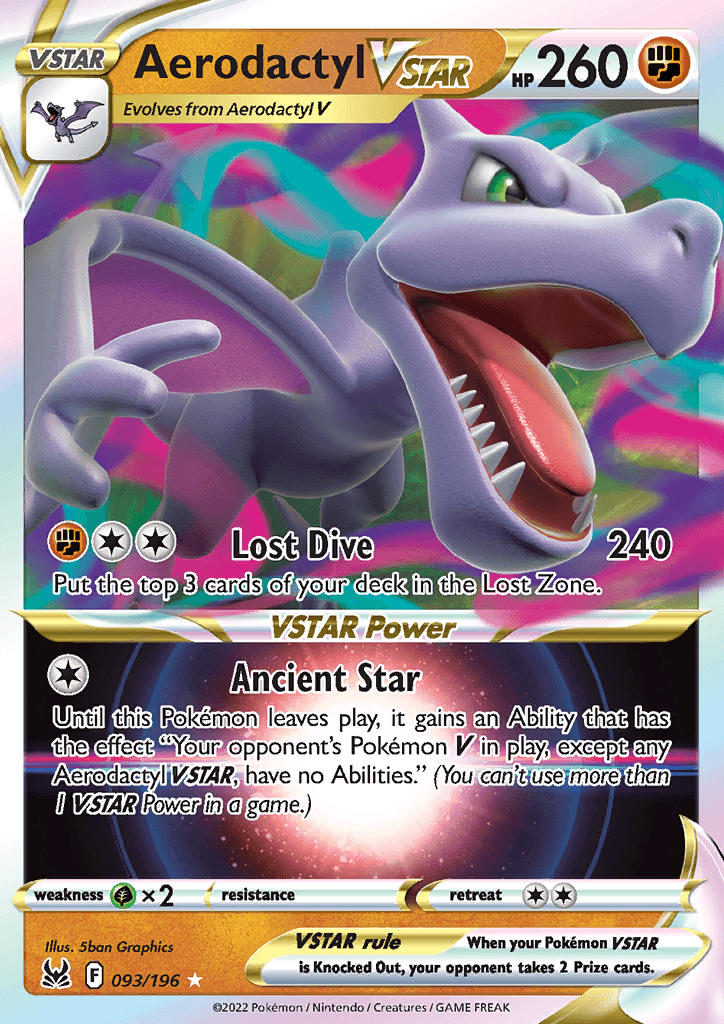 Lost Origin Aerodactyl VSTAR 093