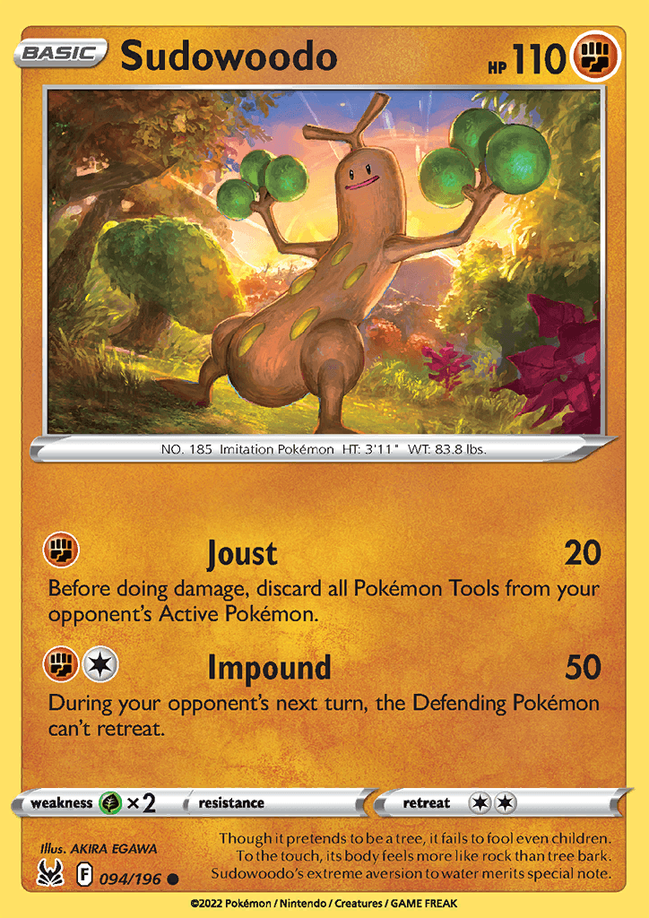 Lost Origin Sudowoodo 094