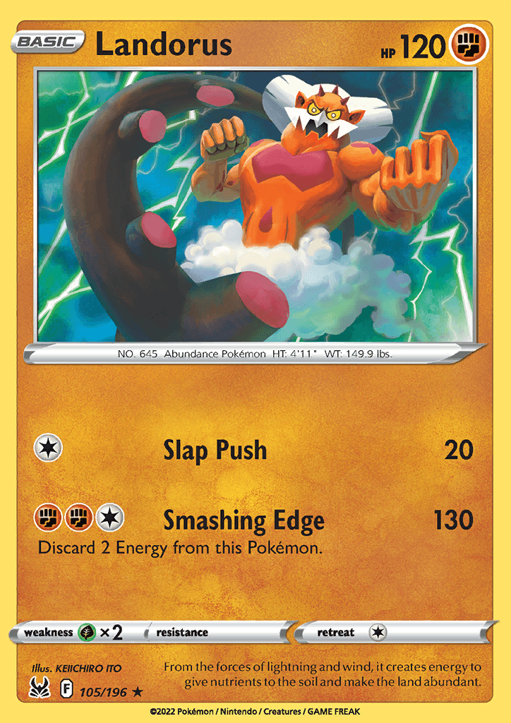 Lost Origin Landorus 105