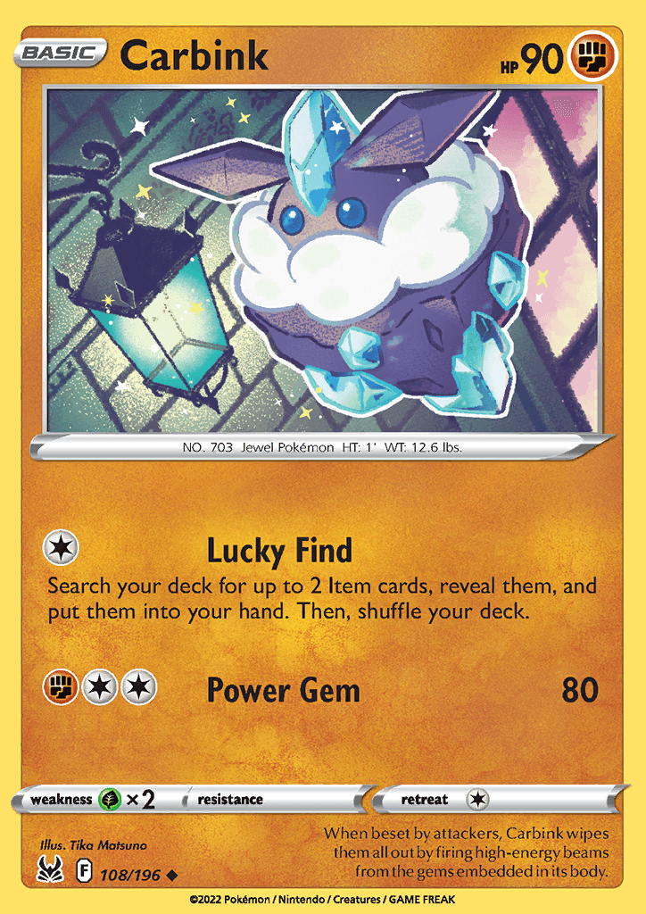 Lost Origin Carbink 108
