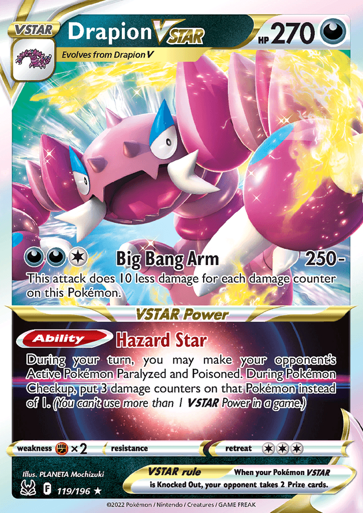 Lost Origin Drapion VSTAR 119