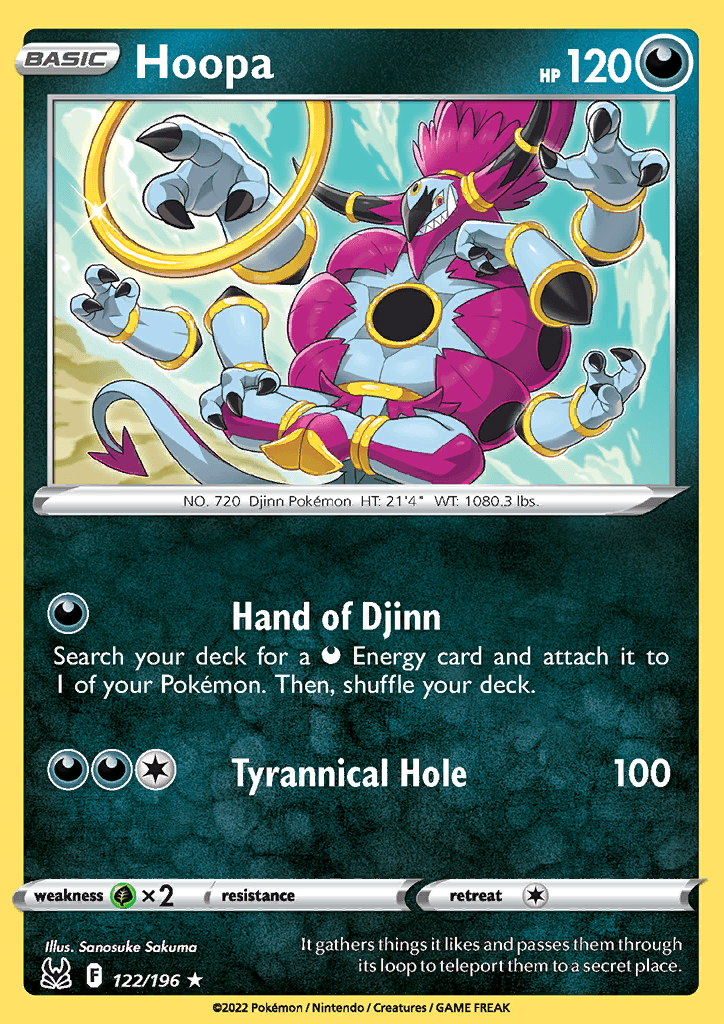 Lost Origin Hoopa 122