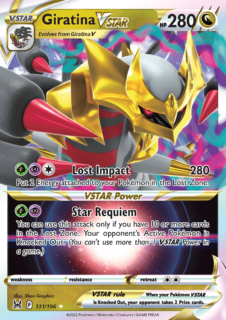 Lost Origin Giratina VSTAR 131