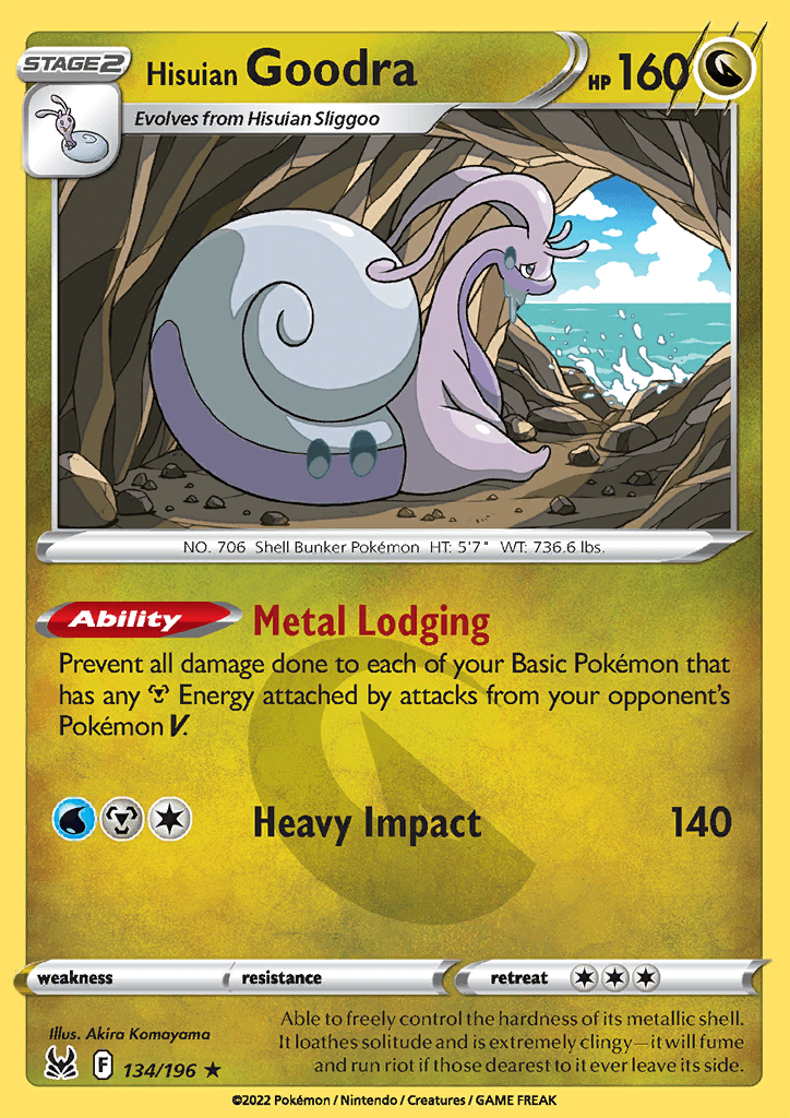 Lost Origin Hisuian Goodra 134