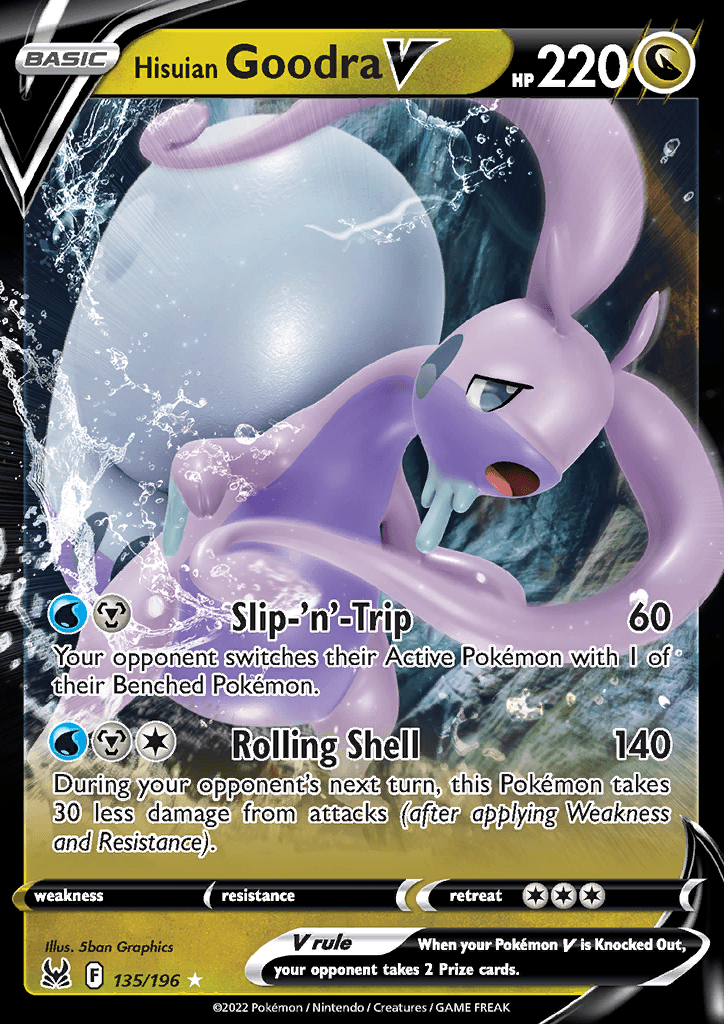 Lost Origin Hisuian Goodra V 135