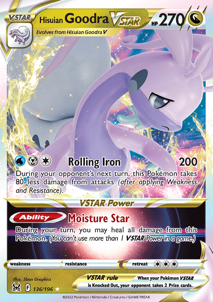 Lost Origin Hisuian Goodra VSTAR 136