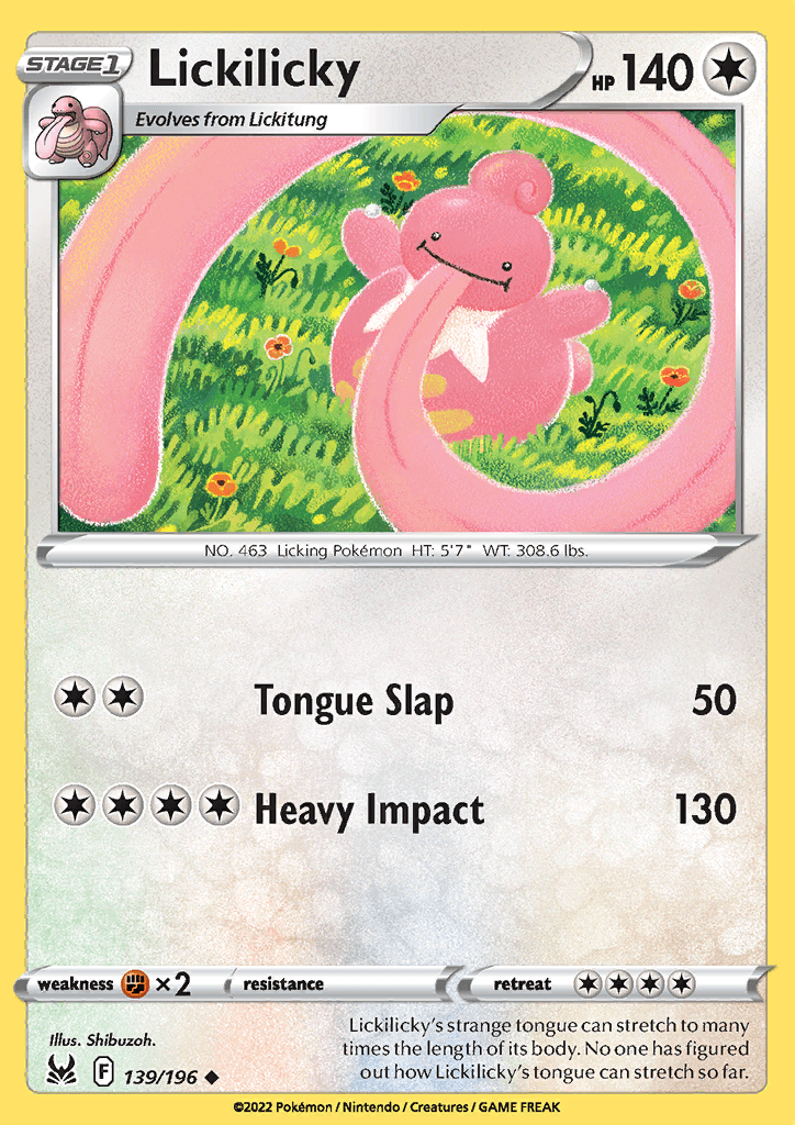 Lost Origin Lickilicky 139