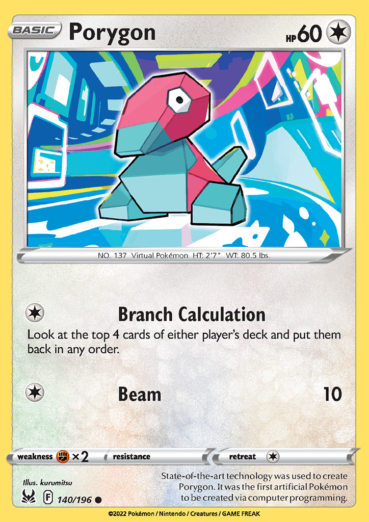 Lost Origin Porygon 140