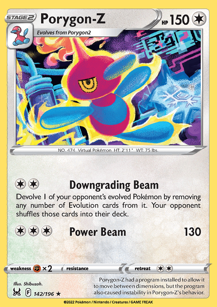 Lost Origin Porygon Z 142