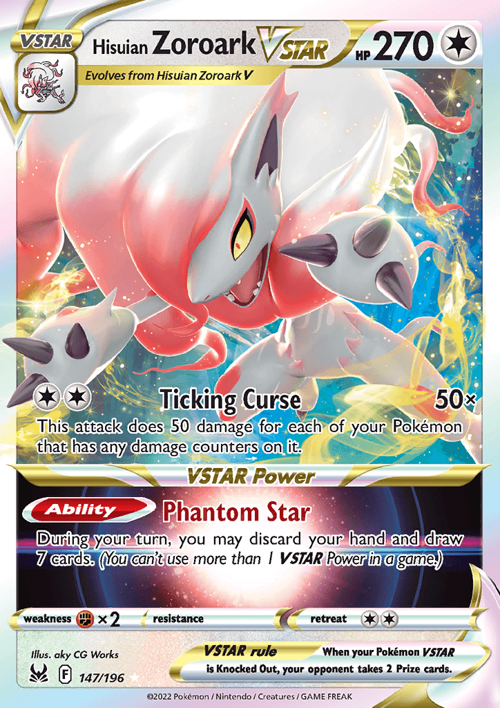 Lost Origin Husuian Zoroark VSTAR 147