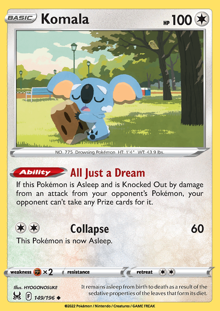 Lost Origin Komala 149