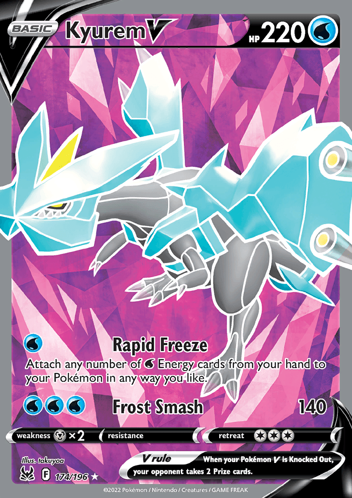 Lost Origin Kyurem V Full Art 174