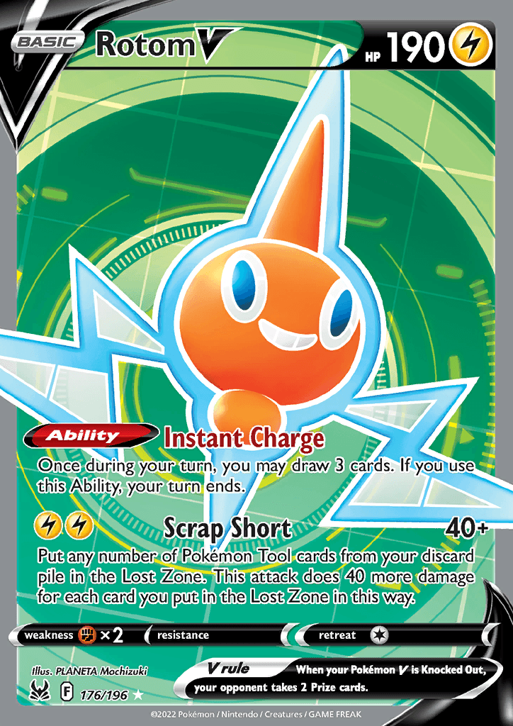 Lost Origin Rotom V Full Art 176