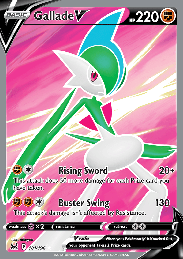 Lost Origin Gallade V Full Art 181