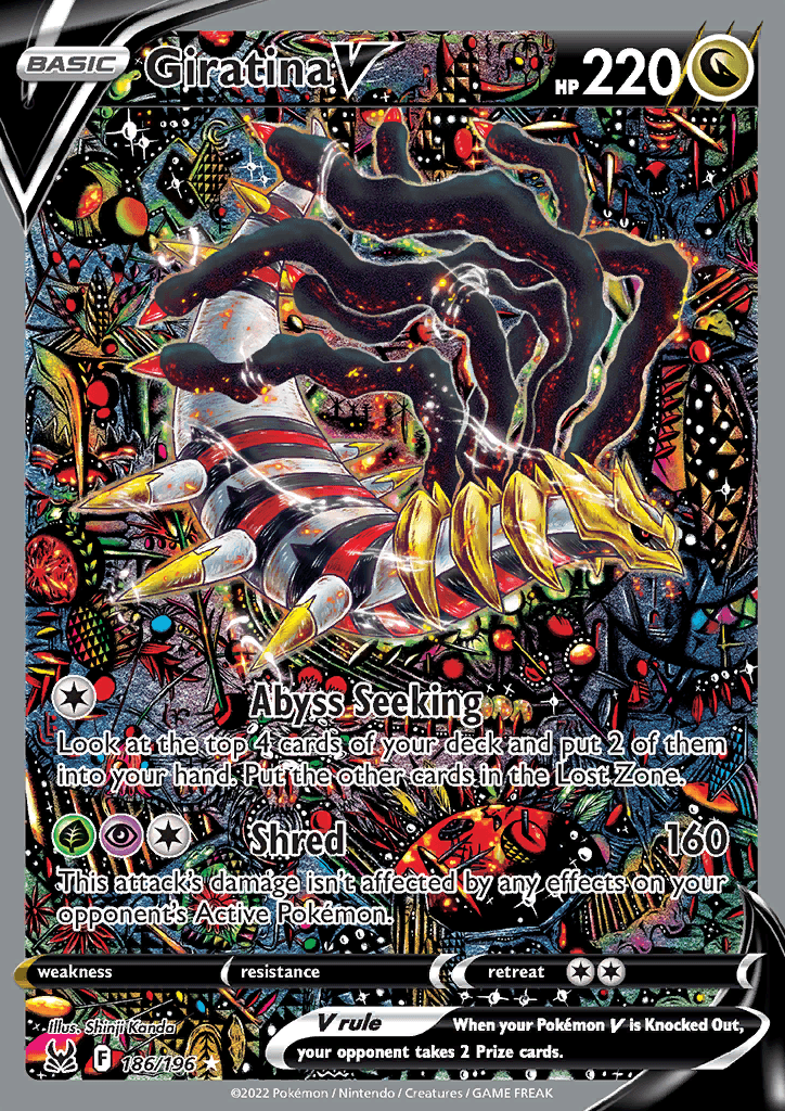 Lost Origin Giratina0 V Alt Art 186