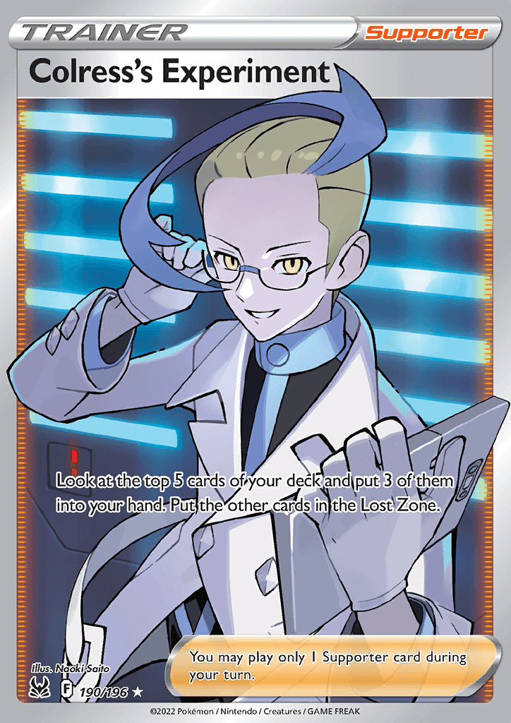 Lost Origin Colresss Experiment Full Art 190