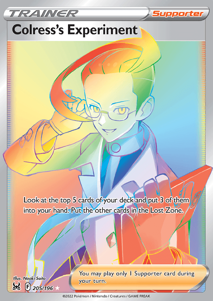 Lost Origin Coloresss Experiment Rainbow Secret 205