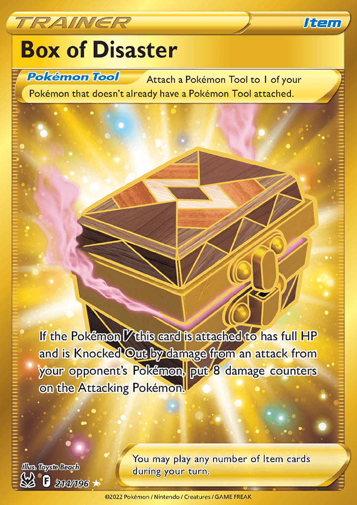 Lost Origin Box Of Disaster Golden Secret 214