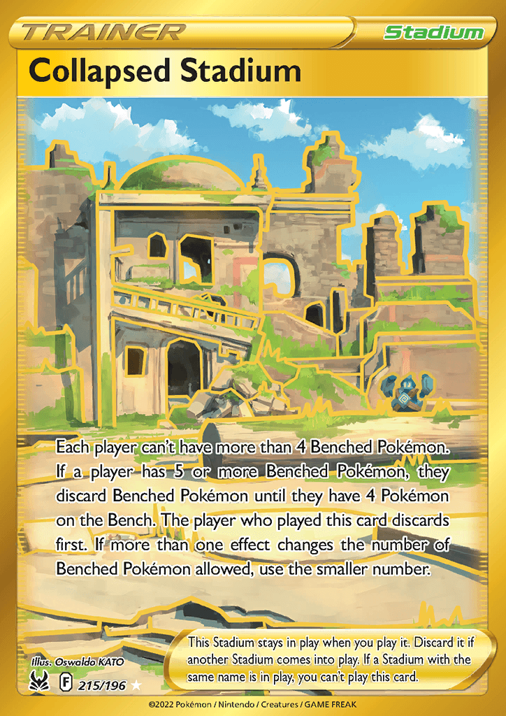 Lost Origin Collapsed Stadium Golden Secret 215