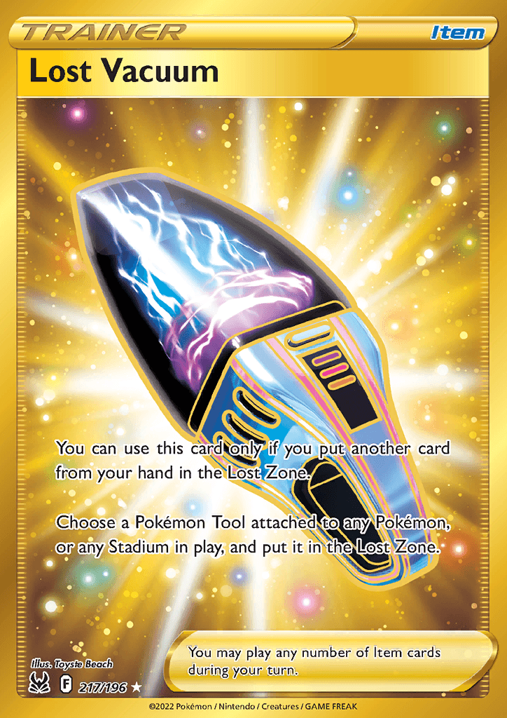 Lost Origin Lost Vacuum Golden Secret 217