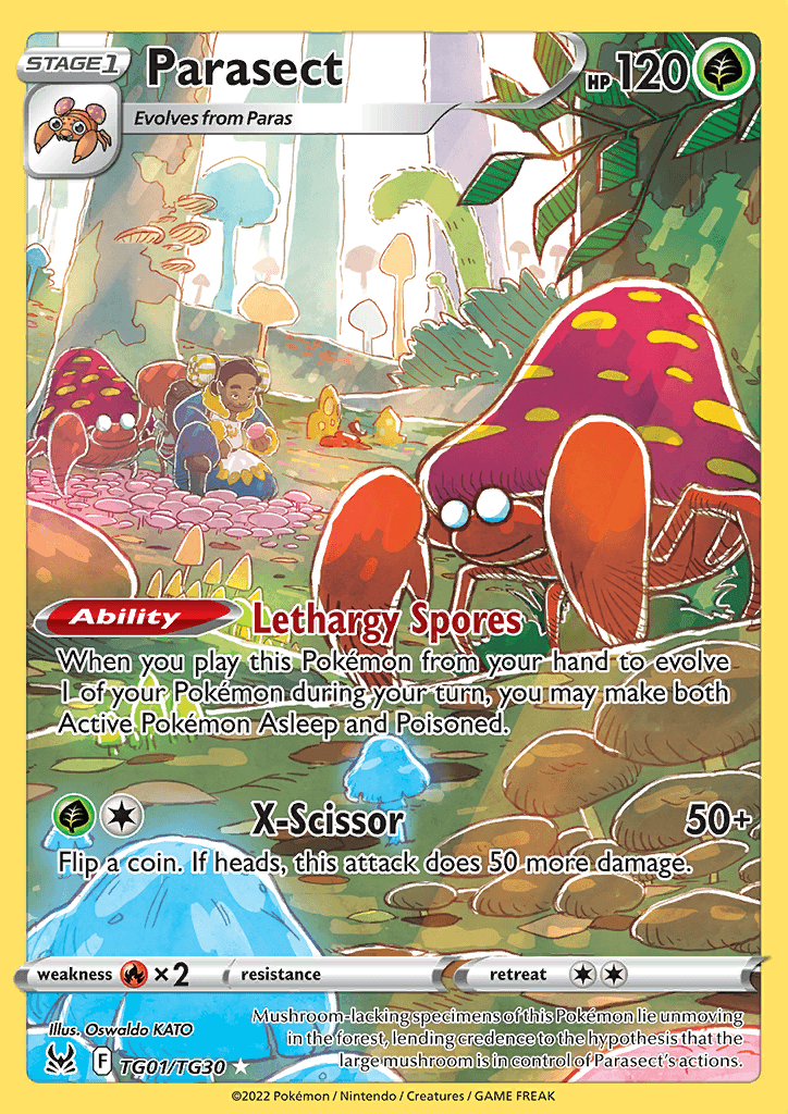 Lost Origin Trainer Subset Parasect 218