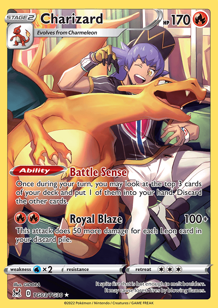 Lost Origin Trainer Subset Charizard 220