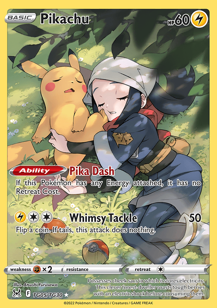 Lost Origin Trainer Subset Pikachu 222