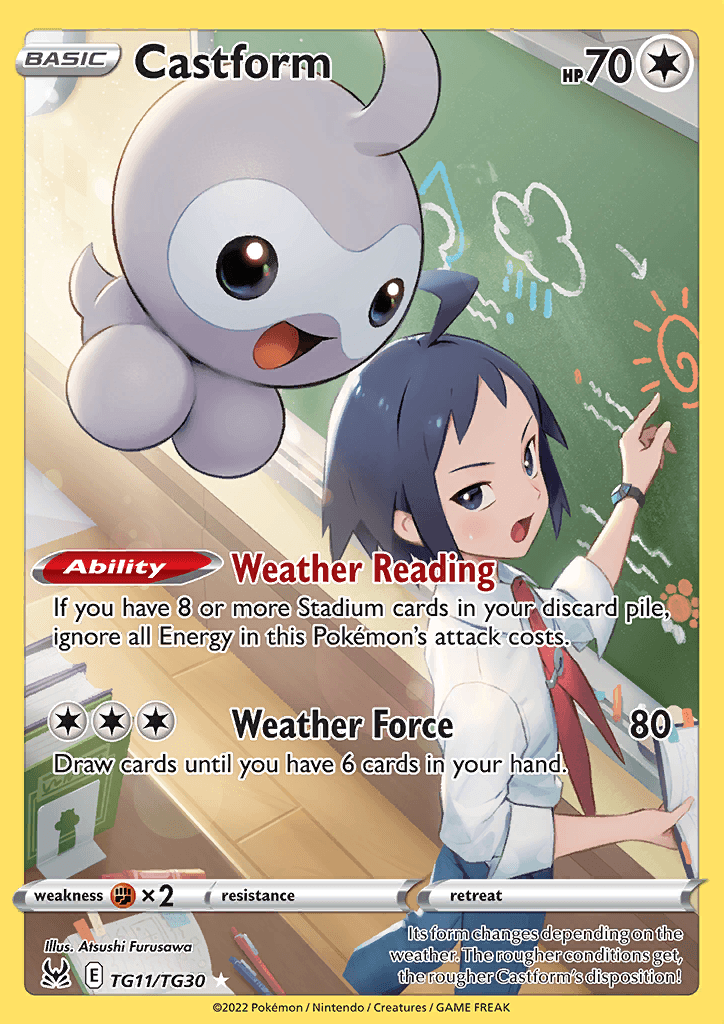 Lost Origin Trainer Subset Castform 228