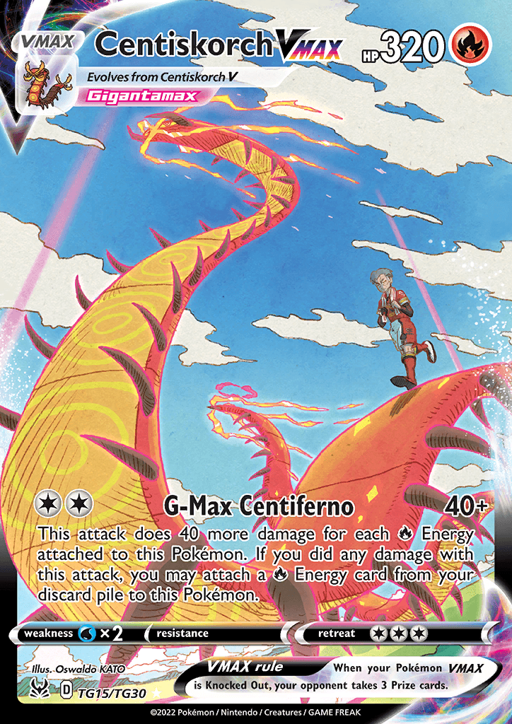 Lost Origin Trainer Subset Centiskortch VMAX 232