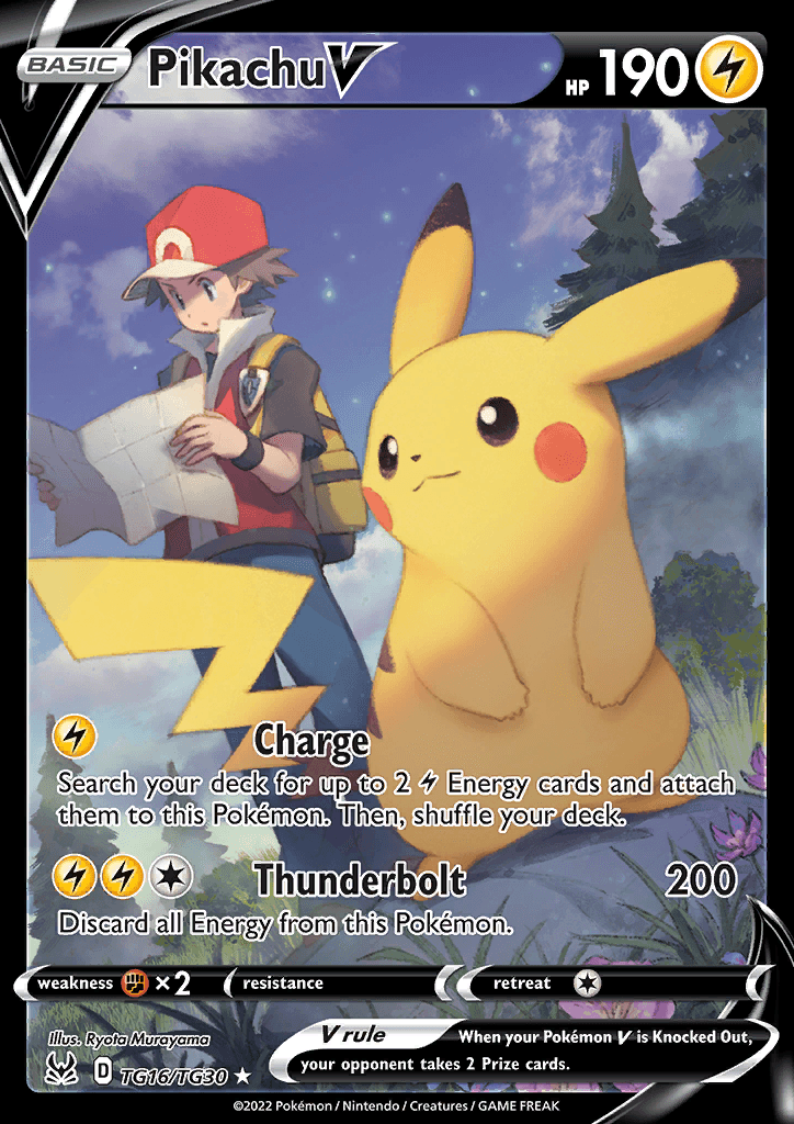 Lost Origin Trainer Subset Pikachu V 233