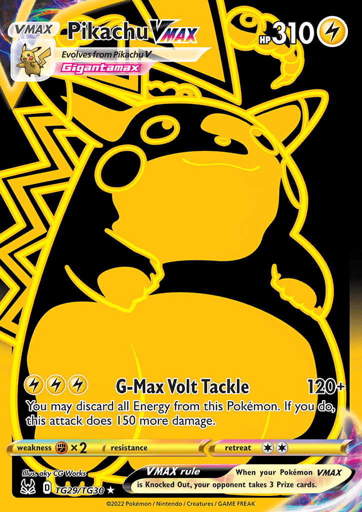 Lost Origin Trainer Subset Pikachu VMAX Secret 246