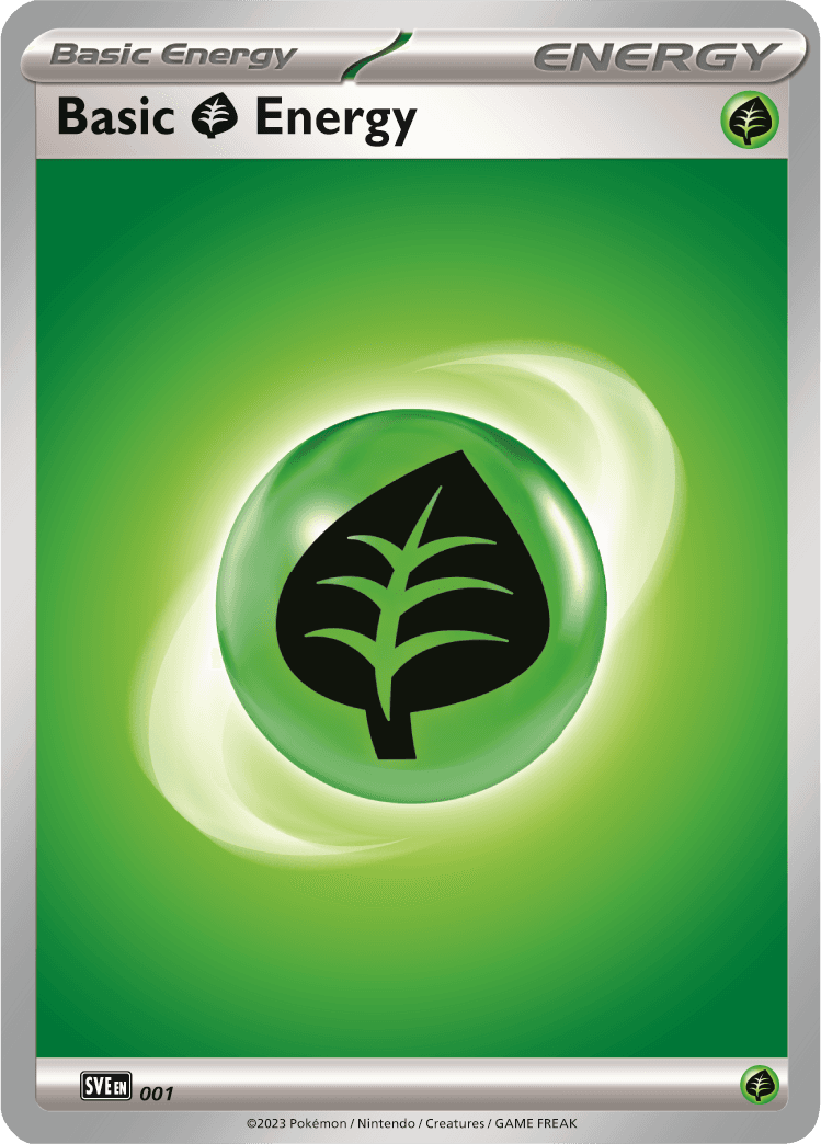 Scarlet Violet Base Basic Grass Energy