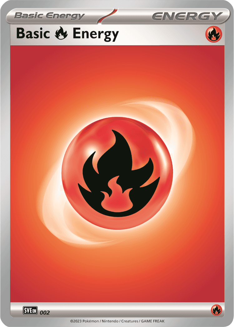 Scarlet Violet Base Basic Fire Energy