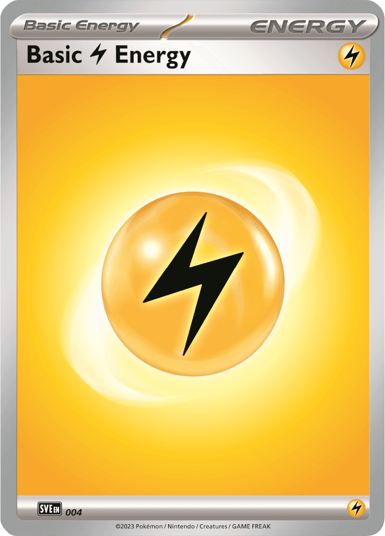 Scarlet Violet Base Basic Lightning Energy